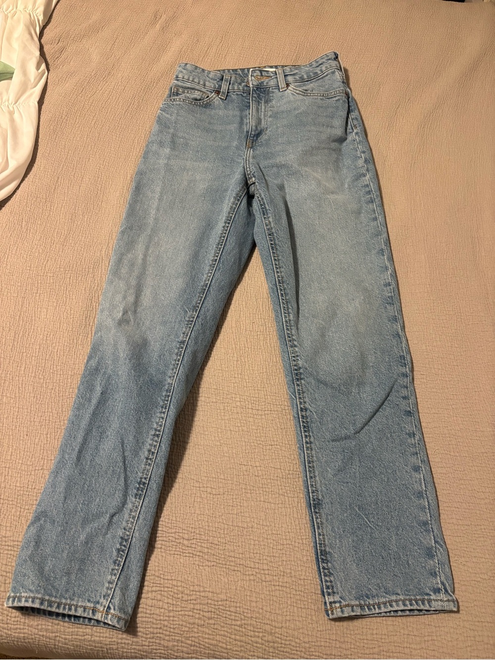 H&M Light Blue Straight-Leg Women's Jeans